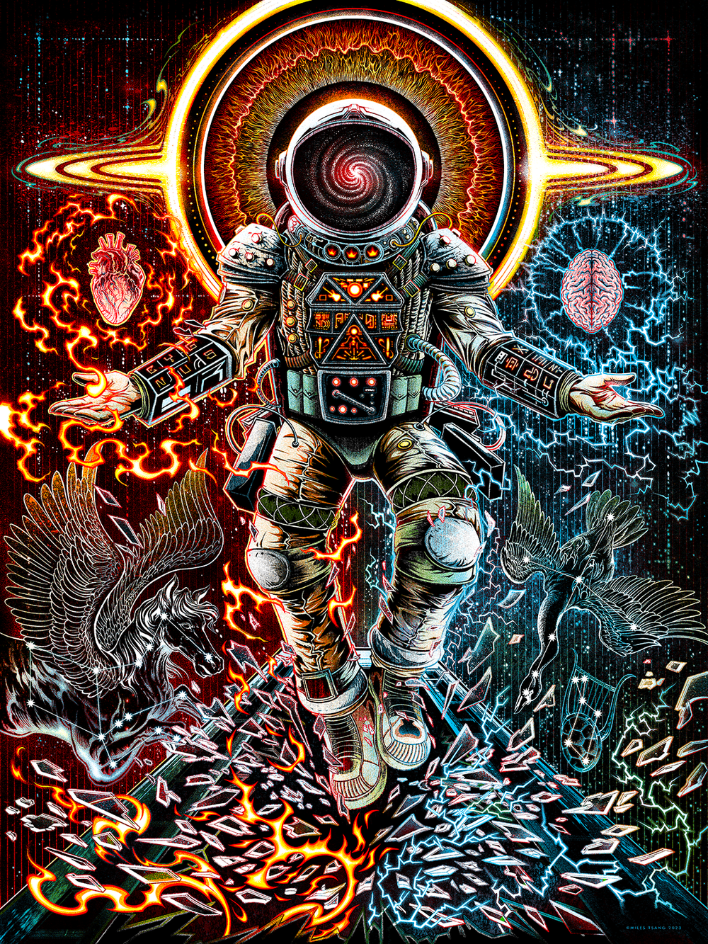 Cygnus X1 Art Print — Miles Tsang