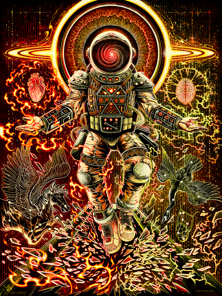 Cygnus X1 Art Print — Miles Tsang