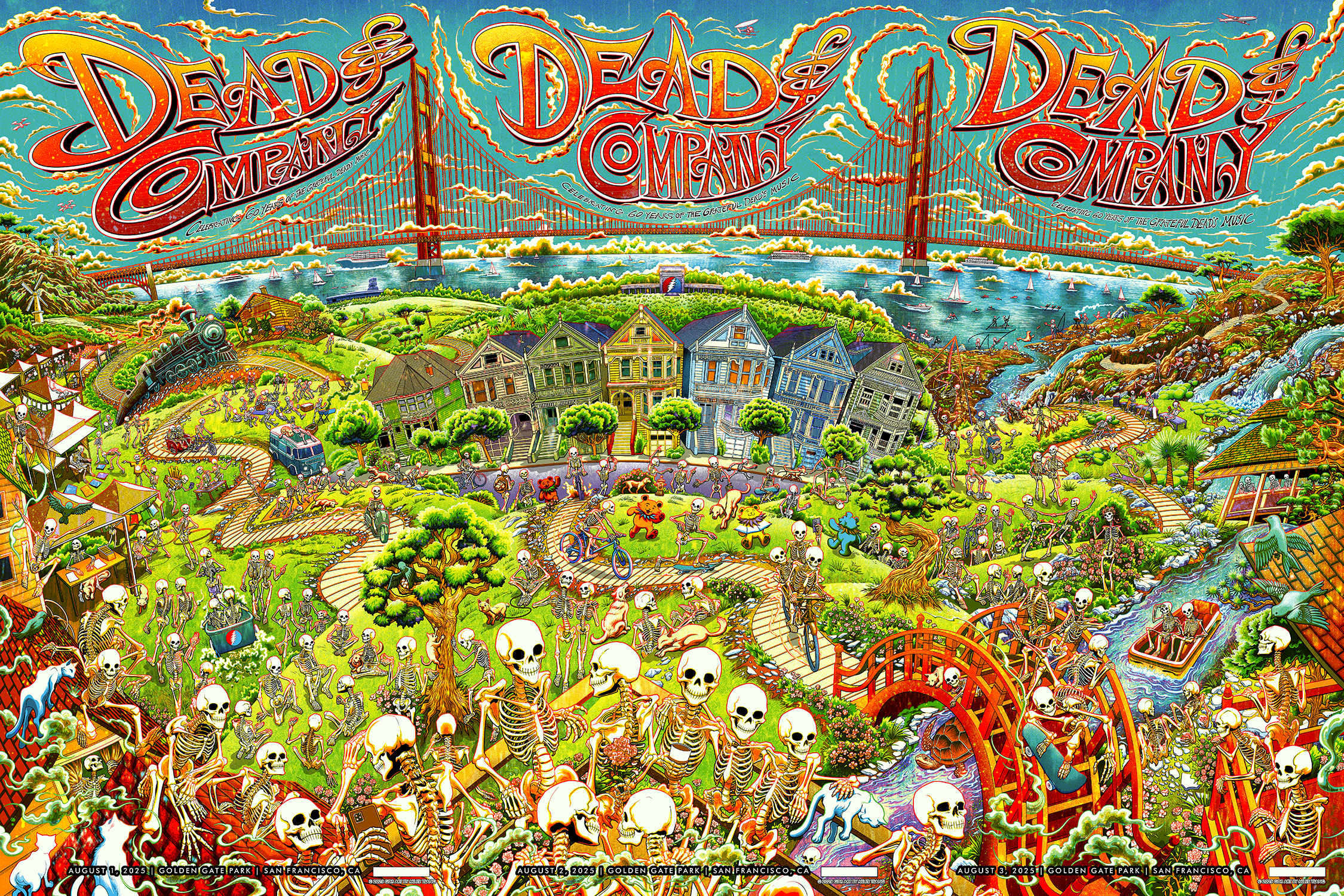Dead & Company - GD60 Triptych / Golden Gate Park 2025