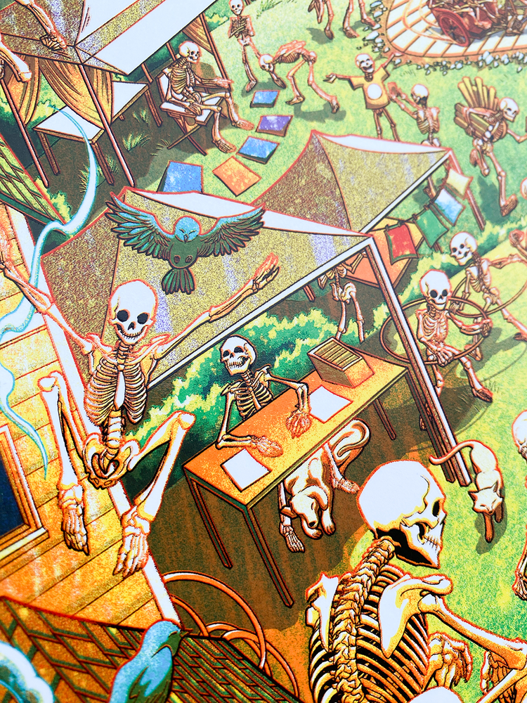 Dead and Company - Golden Gate Park 2025 Triptych Set — Miles Tsang
