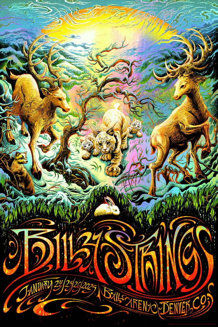 Billy Strings - 2025.01.24+25+26. / Ball Arena / Denver, CO