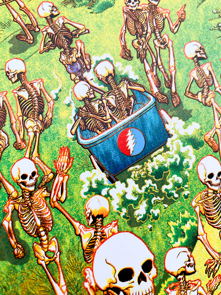 Dead and Company - Golden Gate Park 2025 Triptych Set — Miles Tsang