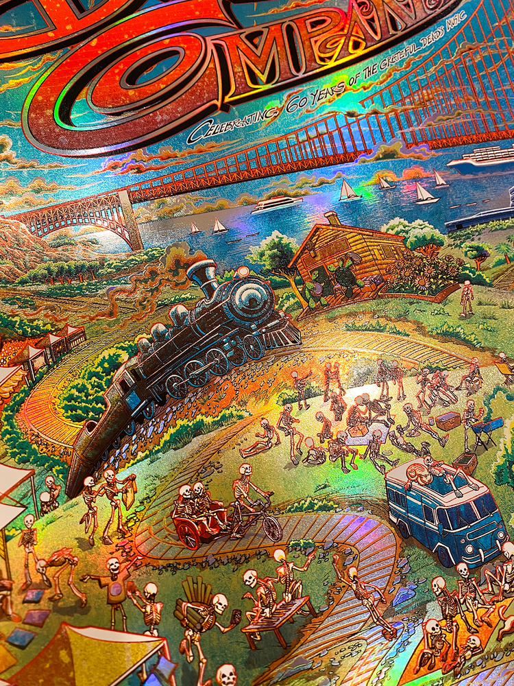 ミュージック POSTCARD GRAPHICS Dead & Company - 2025.08.01/02/03. / Golden Gate Park / San