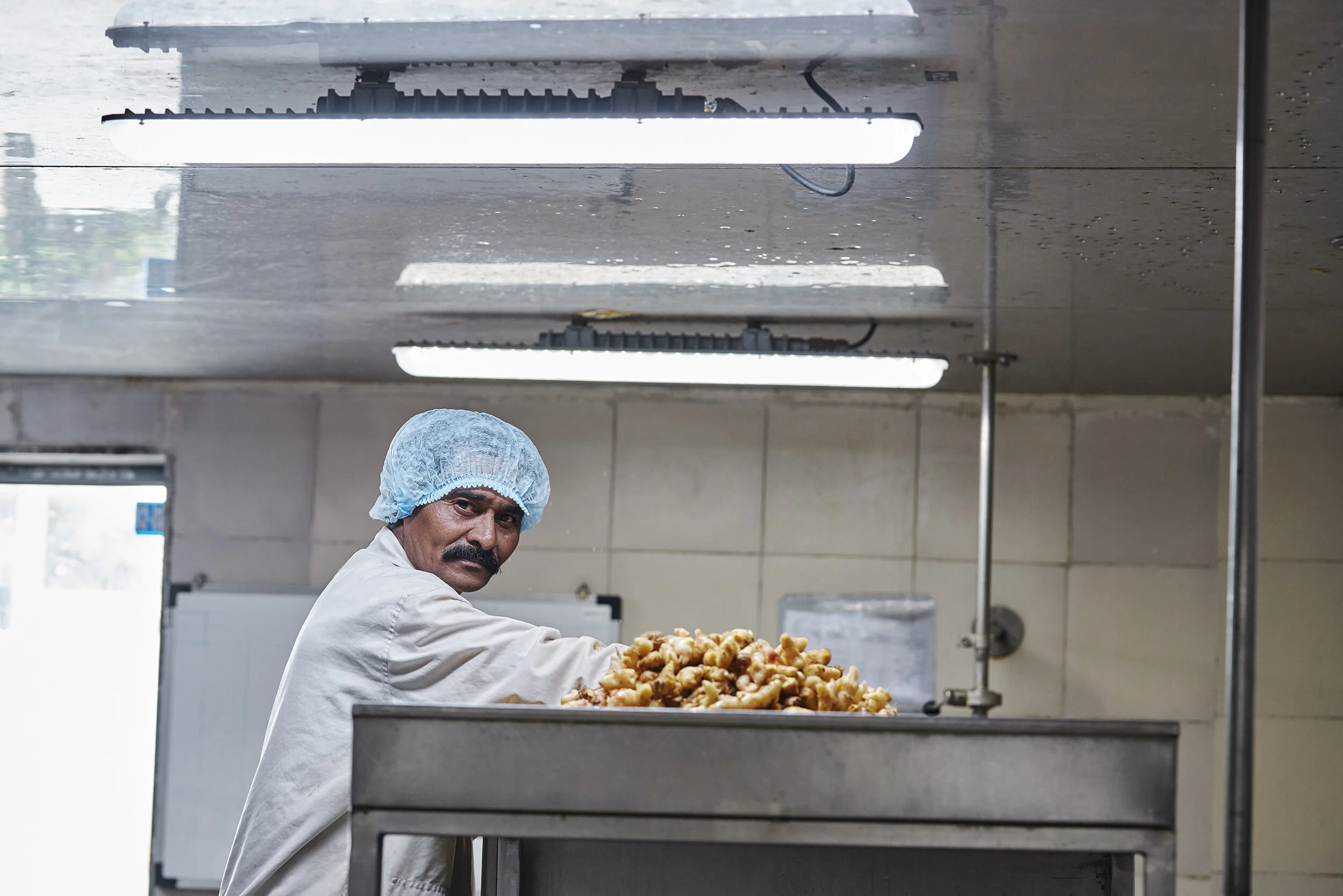   At TastyBite factory, India  