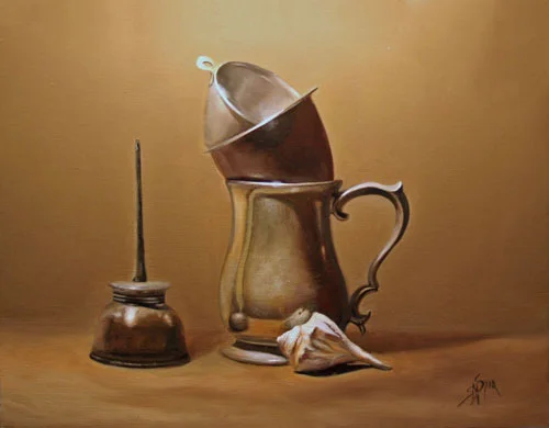 In Balance II, 10 x 12, Oil on Panel