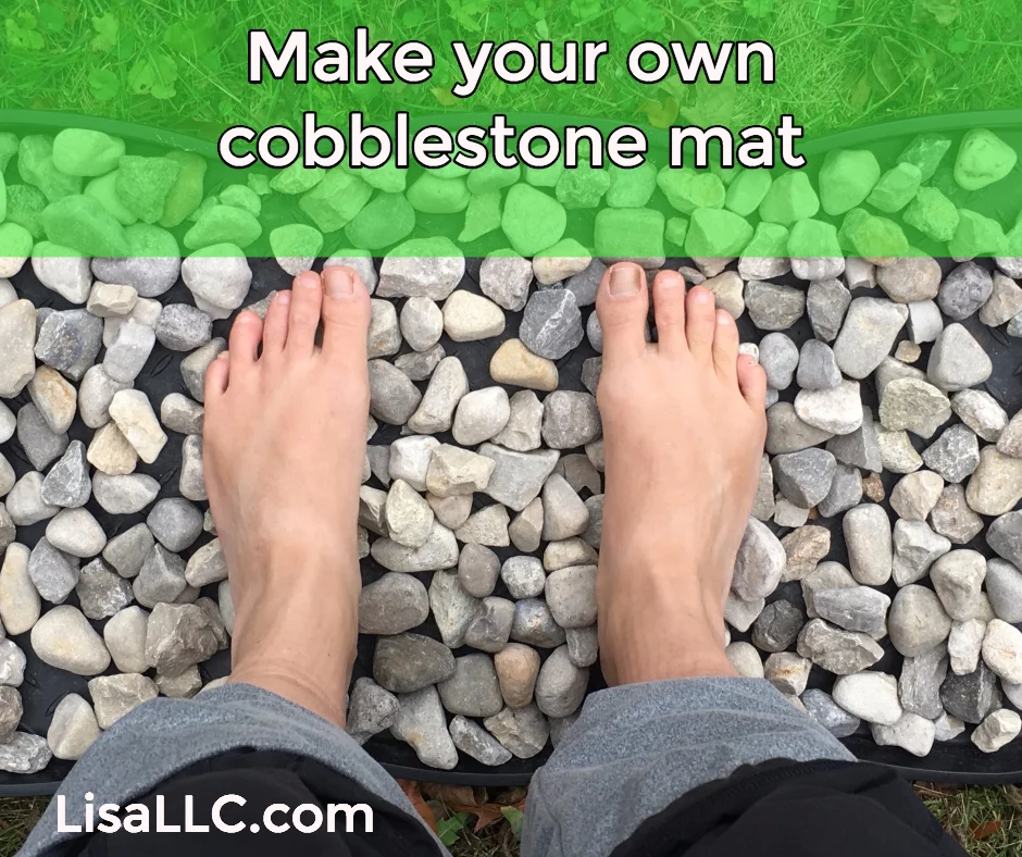 Make your own cobblestone mat