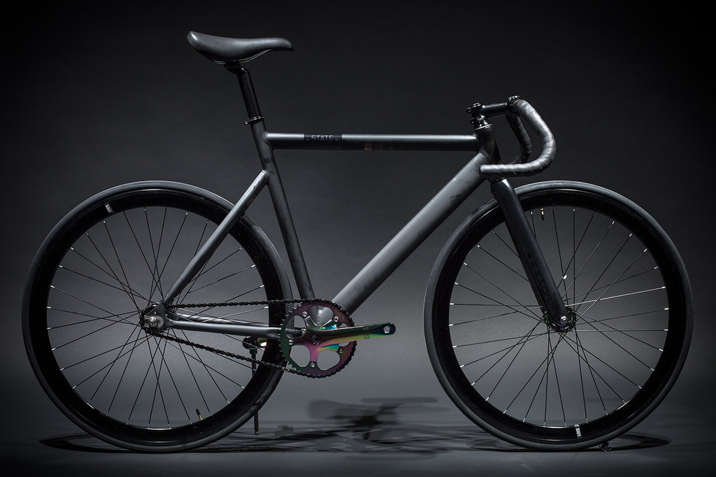 期間限定30%OFF! State Edition Galaxy Label Black 6061 Co. Bicycle トラックレーサー、ピスト