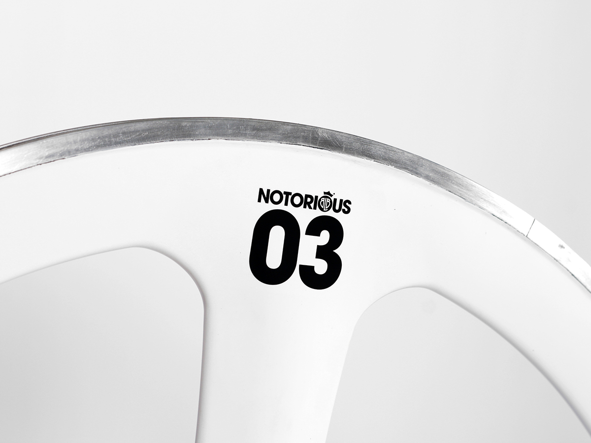 BLB Notorious 03 Carbon Front Wheel - White — BIKE4LIFECHICAGO
