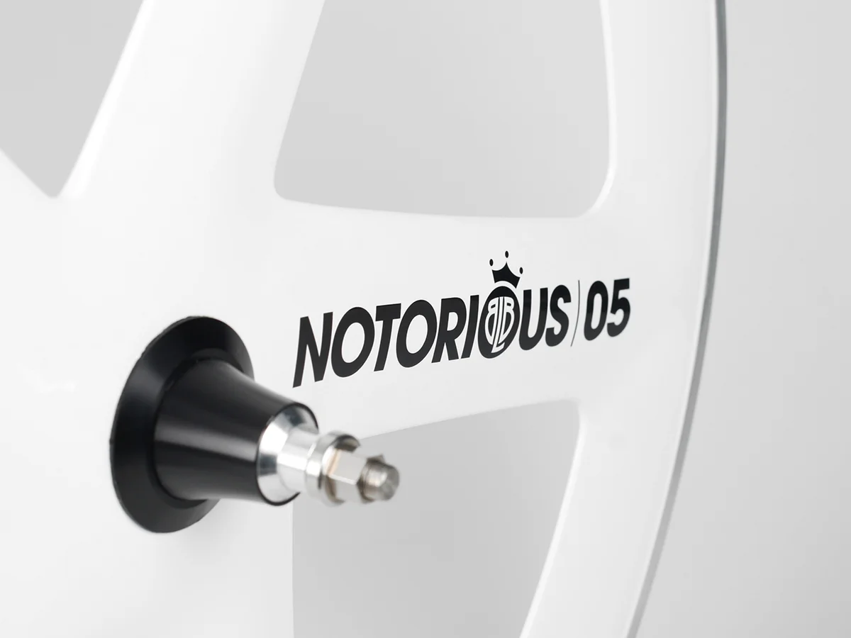 BLB Notorious 05 Carbon Front Wheel - White — BIKE4LIFECHICAGO