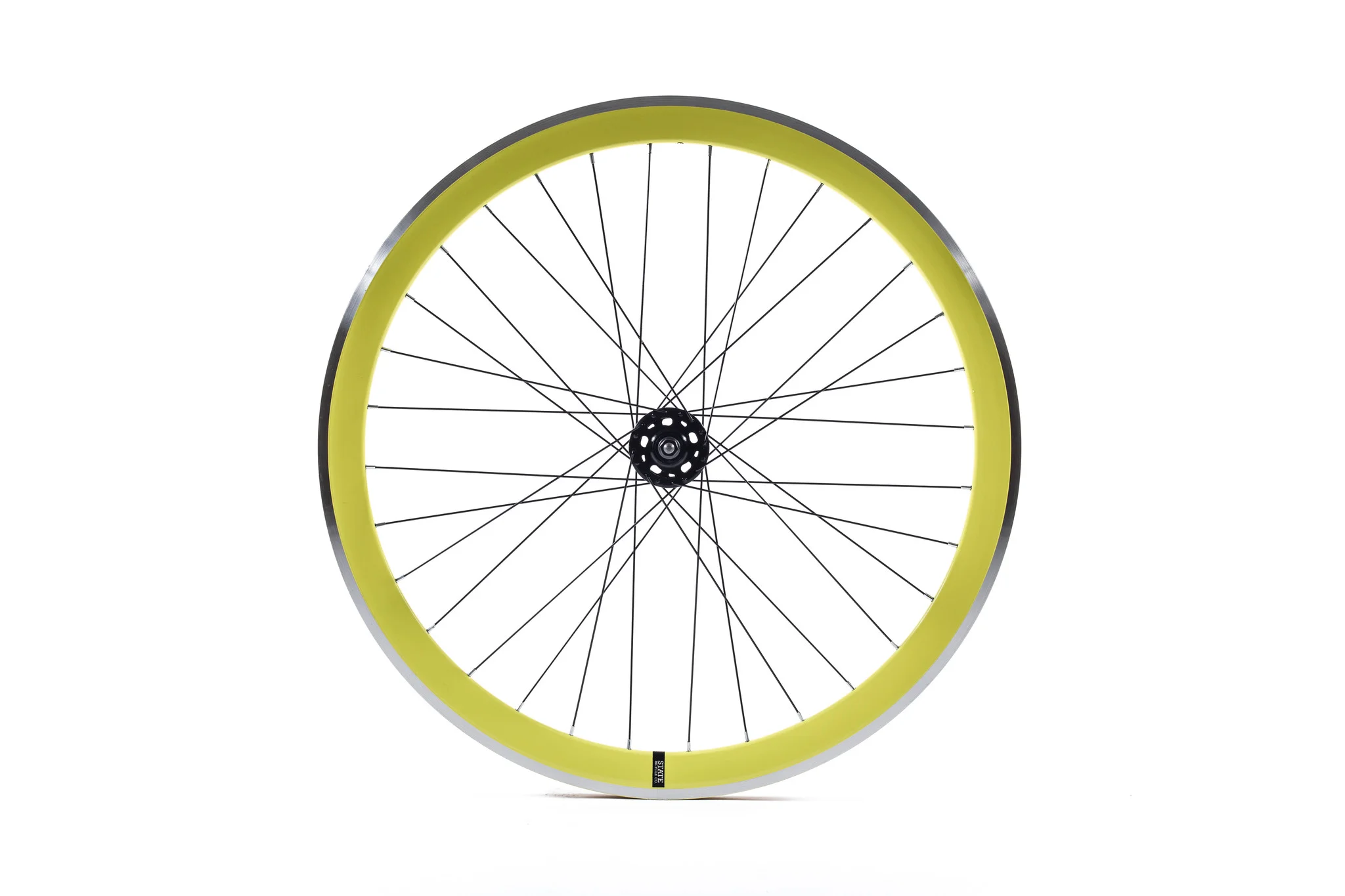 State Bicycle Co. Neon Yellow Wheels