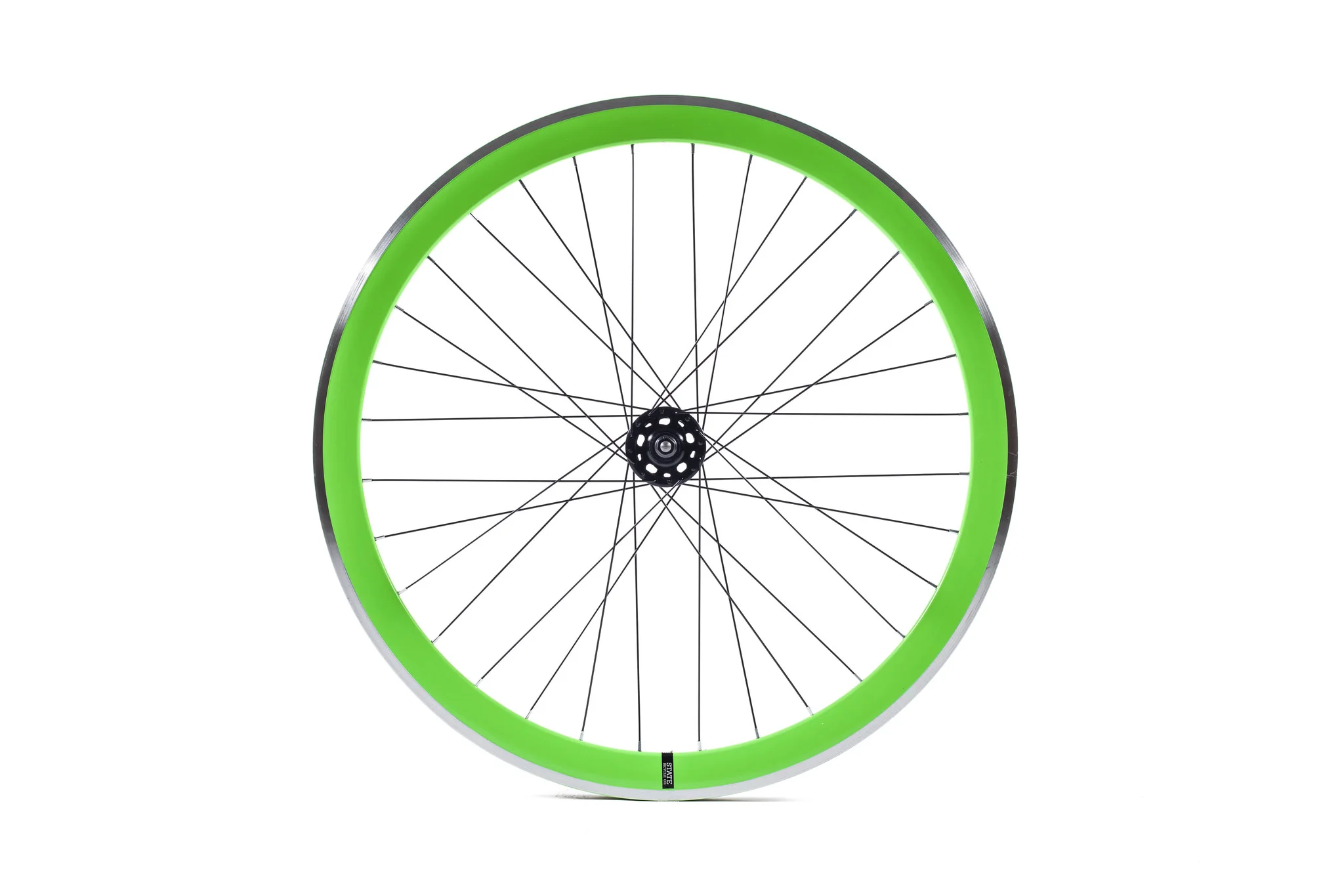 State Bicycle Co. Neon Green Wheels