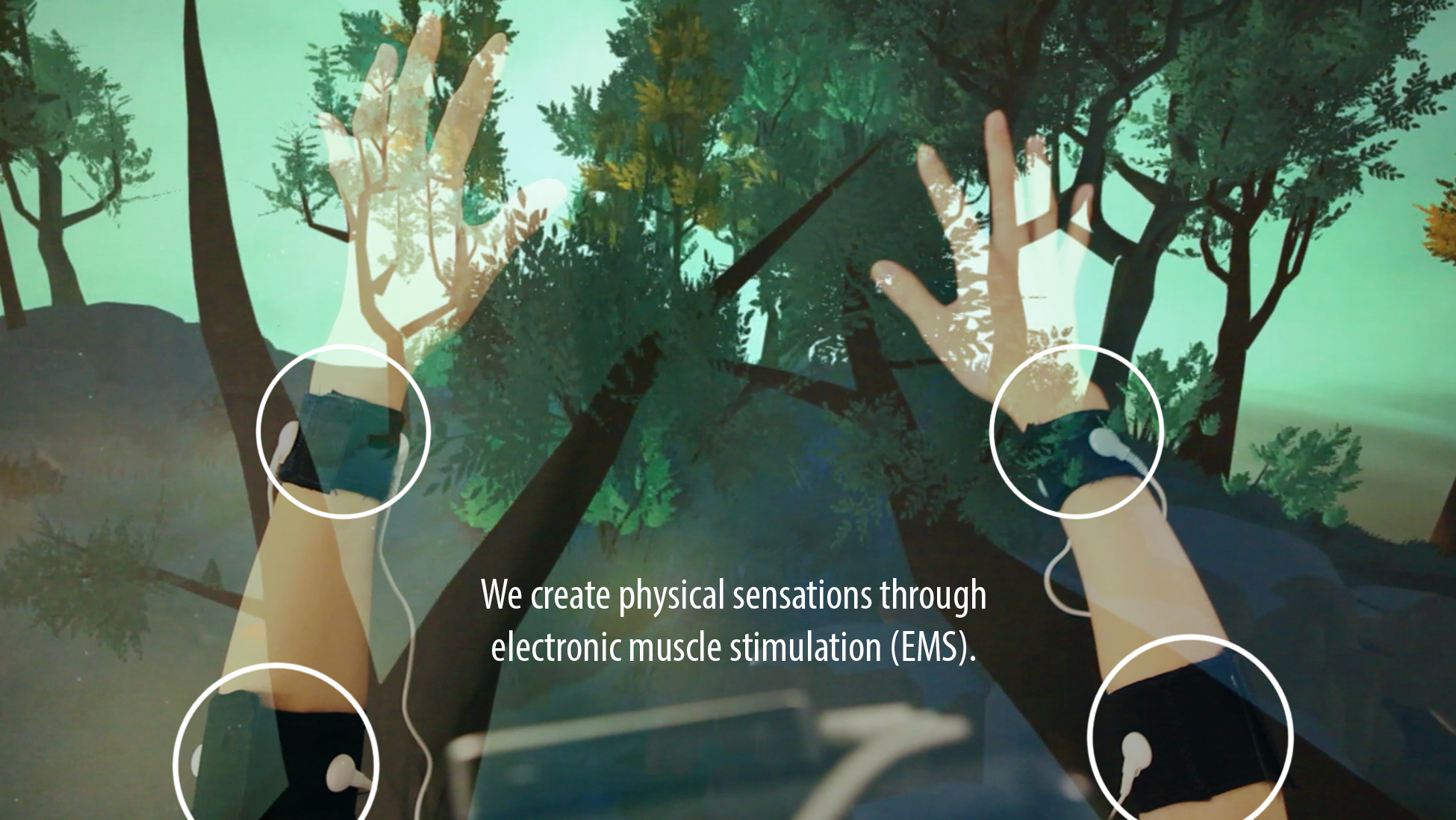 Tactile Feedback through Electrical Muscle Stimulation (EMS)