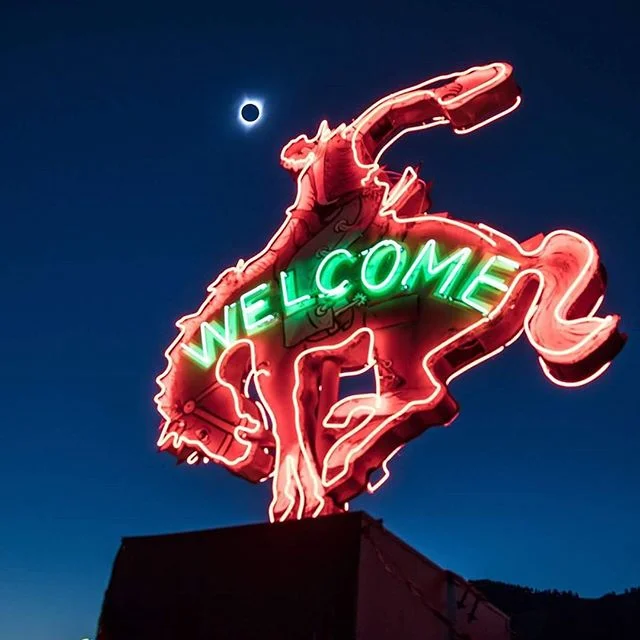 &quot;Welcome&quot; to #jacksonhole #eclipse #totality #totaleclipse  #eclipse2017