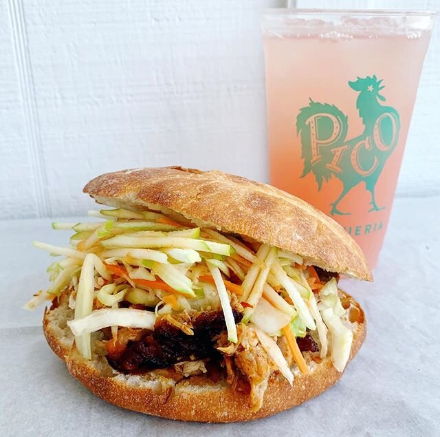 You guys are loving these torta specials so we&rsquo;re going to keep rolling with them! Today we have spicy pork topped with a sesame ginger slaw, Granny Smith apples and chili lime sauce. Get one while you can or before we eat them all ourselves!