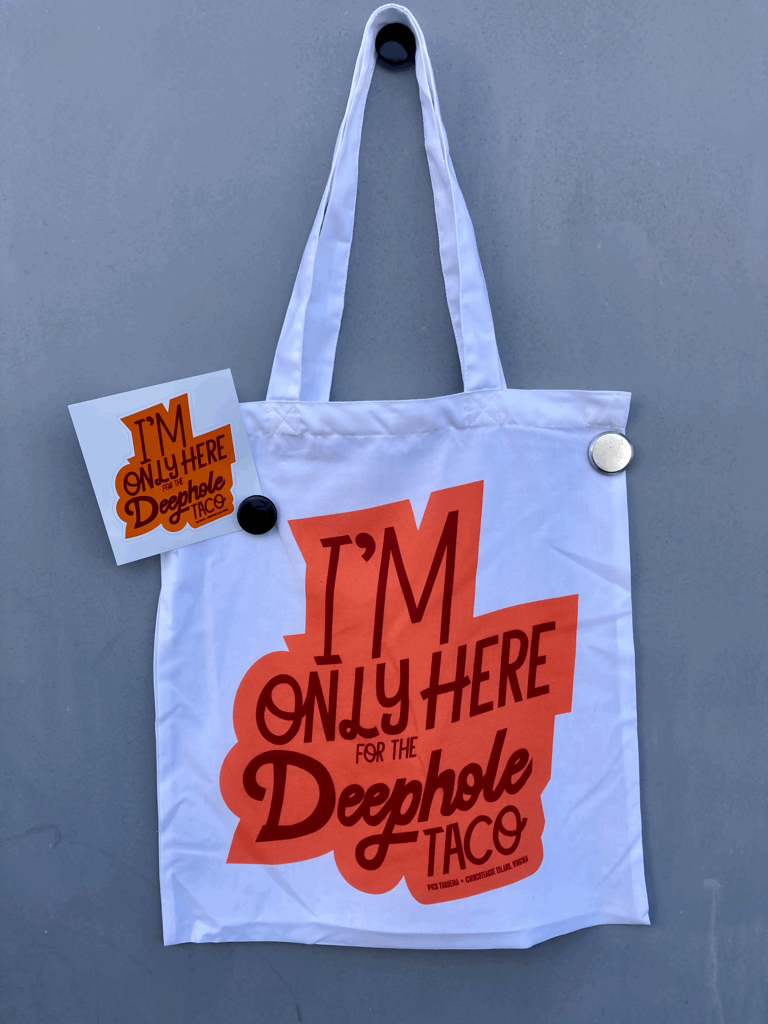 "I'm only here for the..." Tote Bag