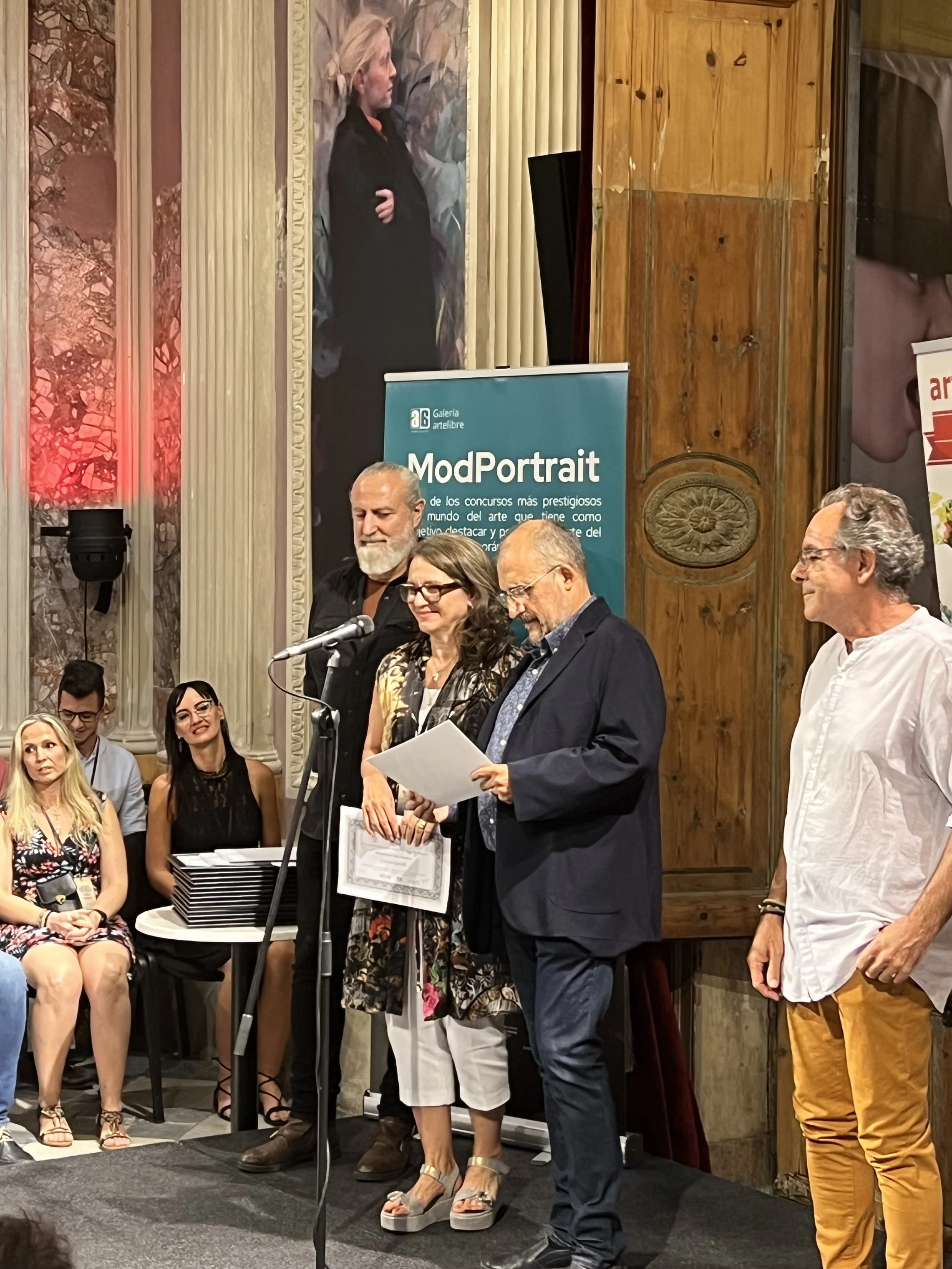  Thrilled to have my drawing History-Alzheimer’s included in ModPortrait 2022 Exhibit at the MEAM Museum in Barcelona in June 2023 