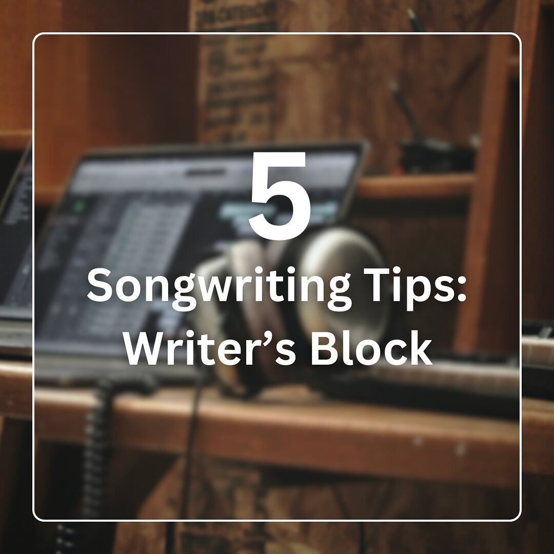 What are some of your favourite ways to break through writer&rsquo;s block? Sound off in the comments 📣👇🏻

#songwriter #singersongwriter #songwritingtips #musicstudios #futureyouthrecords