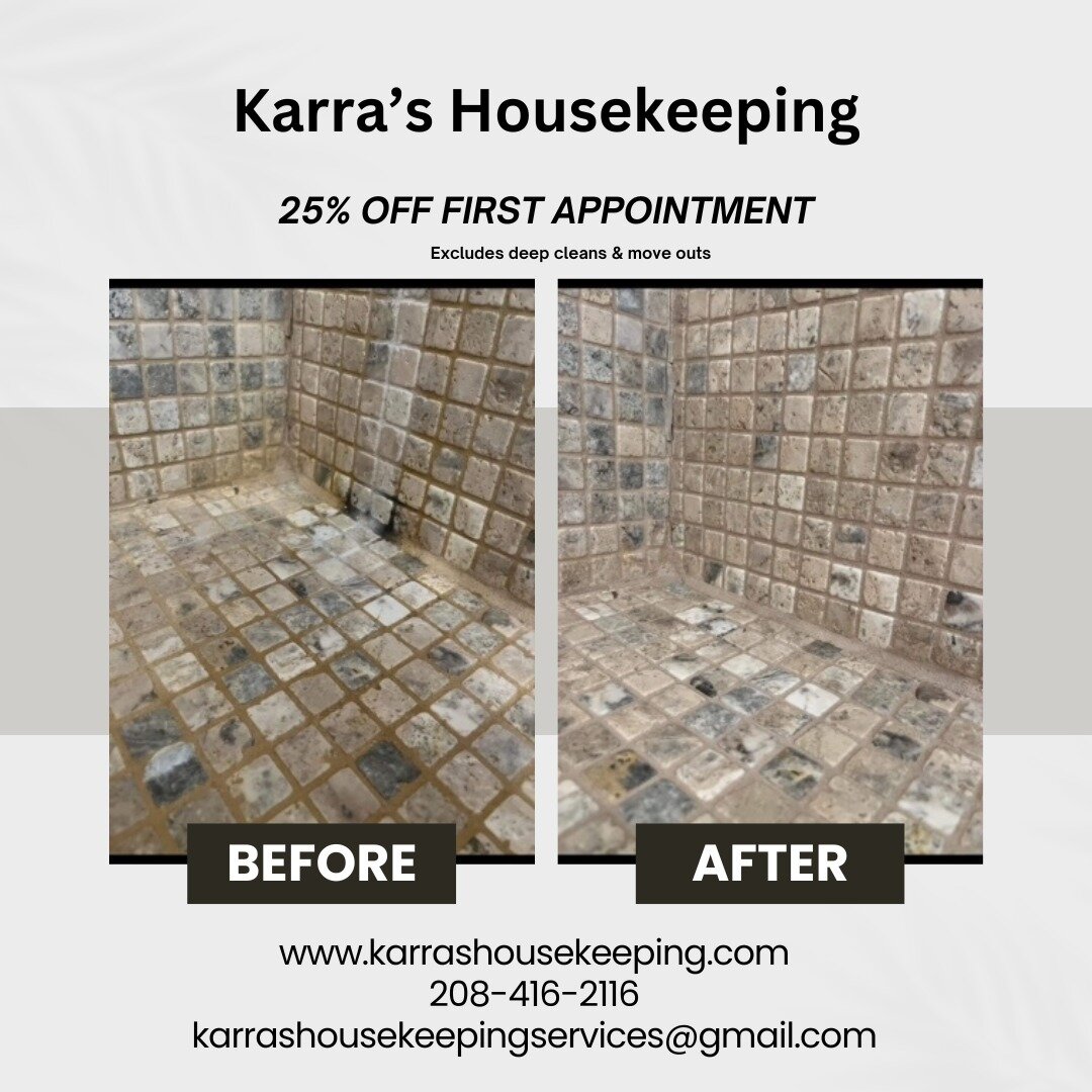 call today for 25% off your first clean! Valid until 10/30/23. Discount not valid on deep clean &amp; move out appointments. #housekeeping #northidaho #smallbusiness #supportlocal #cleaning #welovetoclean