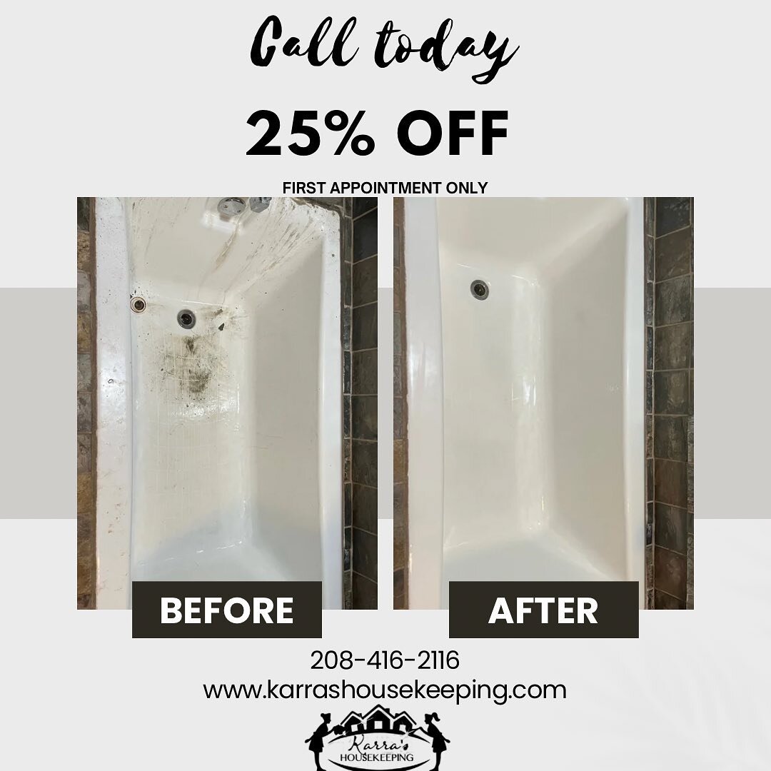 Call today for 25% off your first appointment! We are a full-service licensed and insured housekeeping company providing cleaning services in north Idaho.