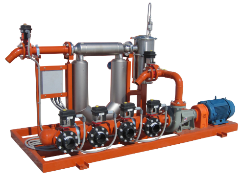 liquid fertilizer load-out skid