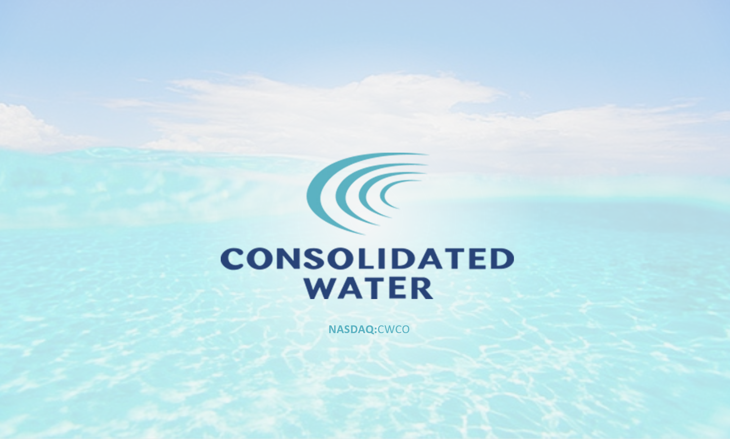 Consolidated Water Co. Ltd. (Nasdaq:CWCO)