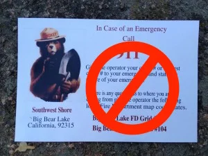 Emergency Services Refrigerator Magnet -- DO NOT USE - OBSOLETE!