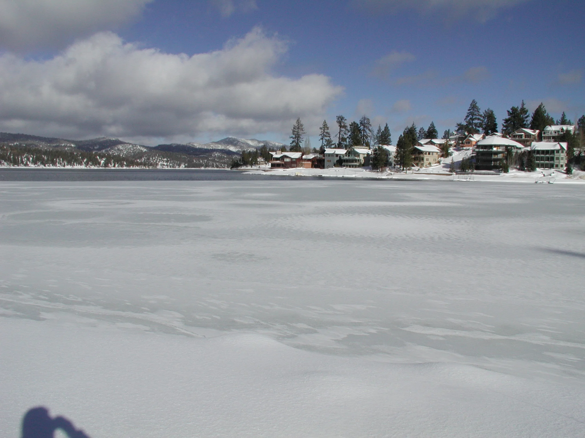 View across Papoose Bay toward Cove Drive