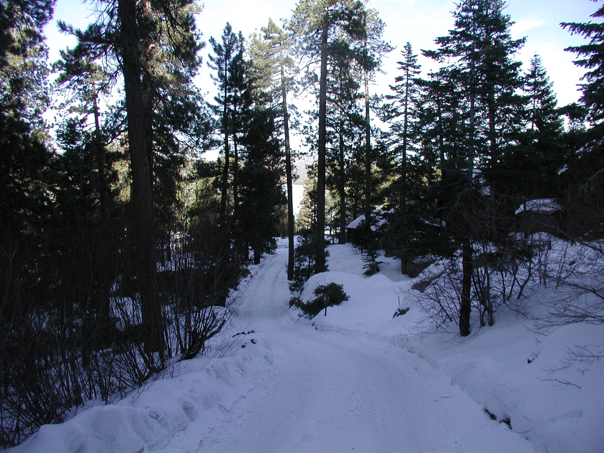 Keystone Point Road just uphill from Spring Road junction