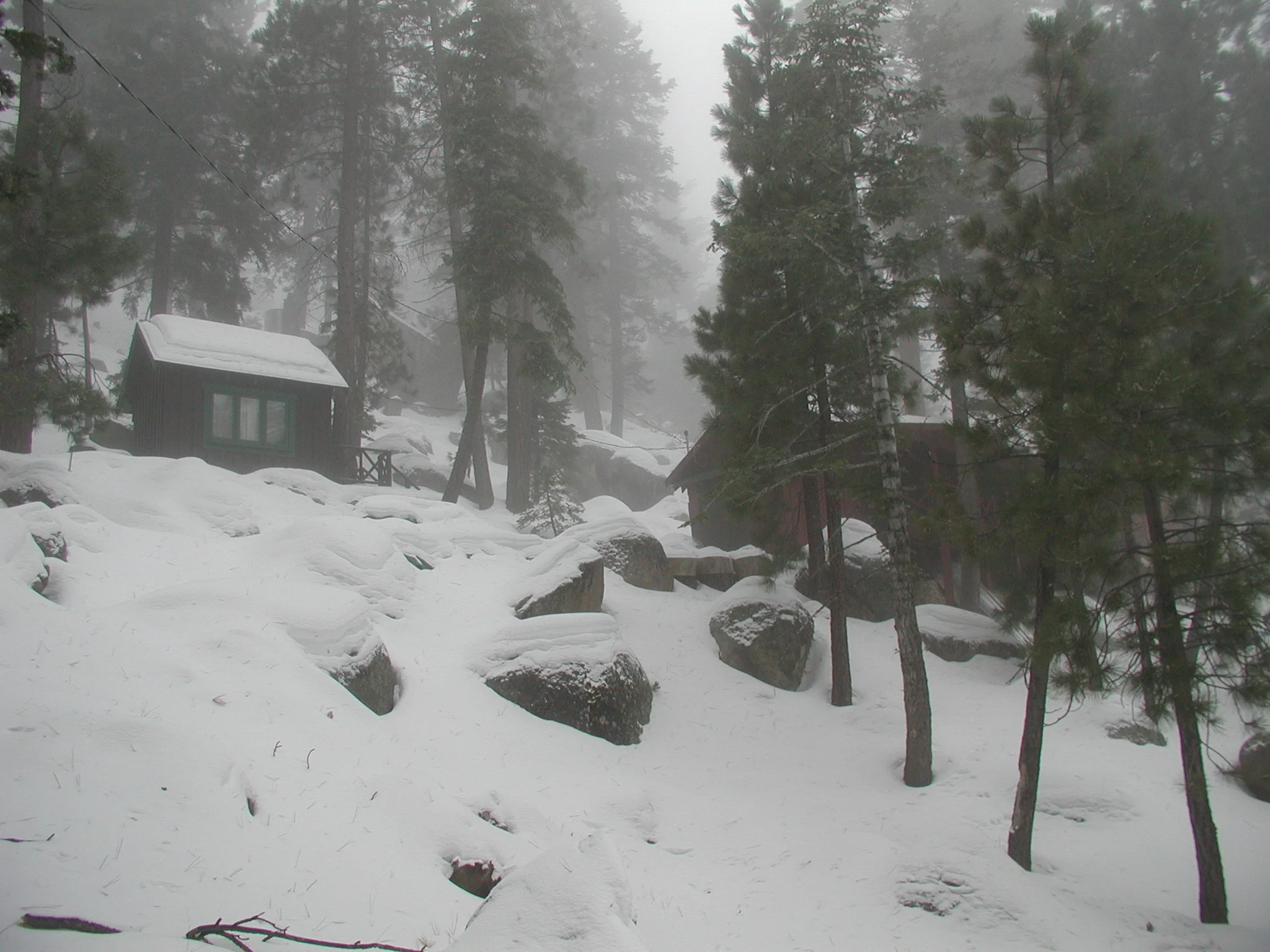 Looking Southwest at Cabin 25