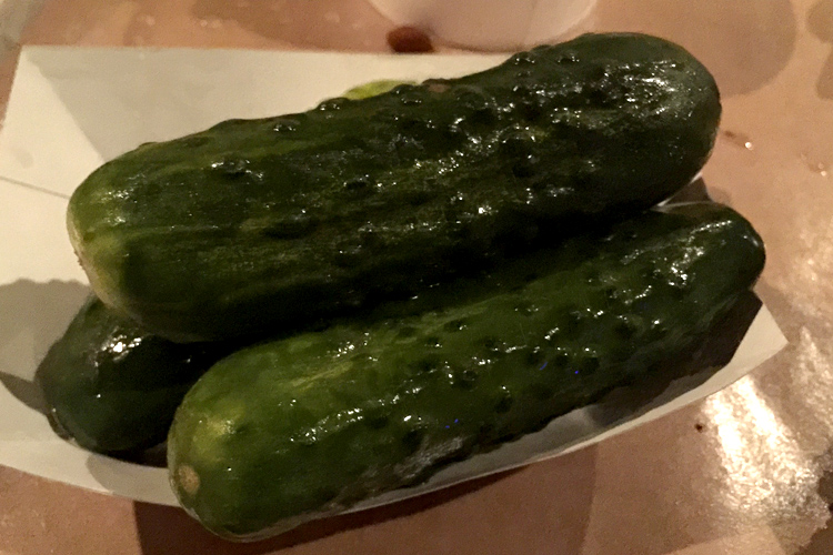 Half-sour pickles