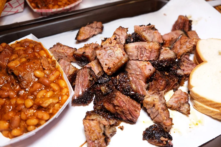 The burnt ends at John Brown Smokehouse in Long Island City, Queens are mouth watering.