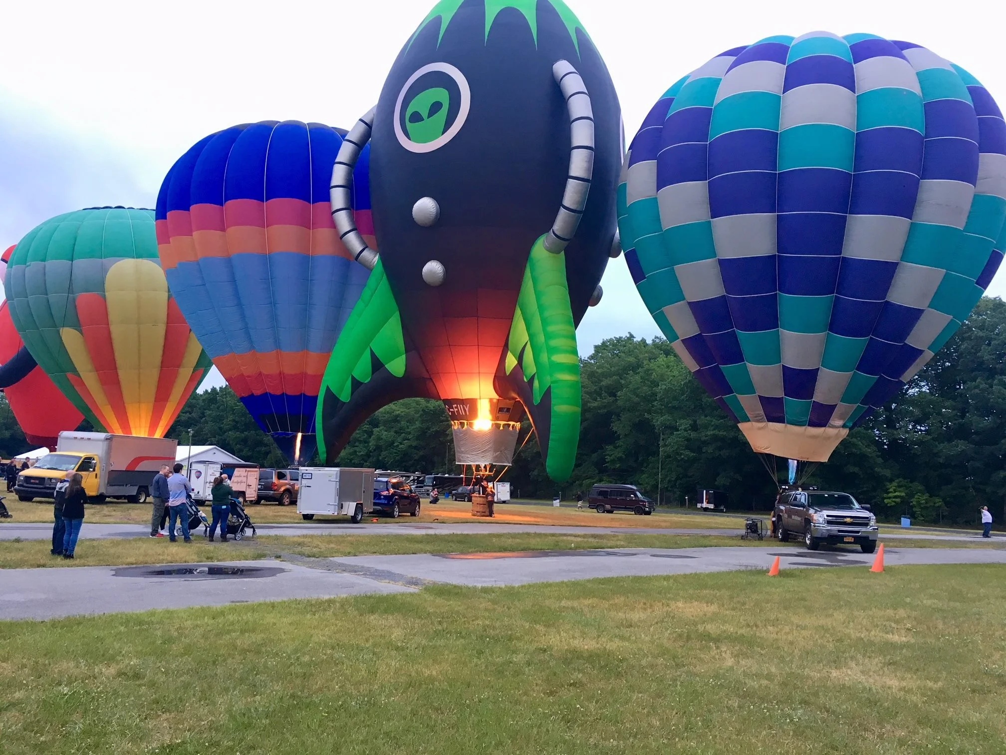 On top of BBQ, the festival will be a chance to see amazing hot air balloons up close.