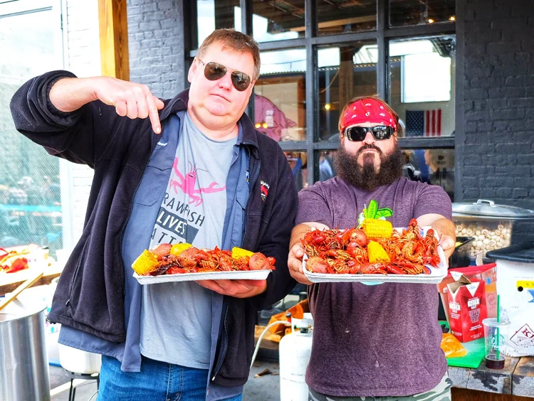 You won’t want to miss the Second Annual Crawfish Boil with wild guys Danny Beck (left) and Craig Verhage at Pig Beach NYC, happening this weekend.