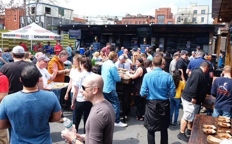 The Jeff Michner BBQ Benefit at Pig Beach earlier this year showed off the outdoor space well.