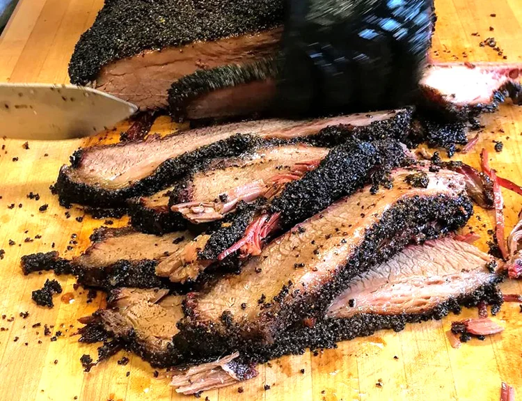 Pulled Fork BBQ has opened its first physical location in New Jersey and its brisket looks top-notch. (via Pulled Fork BBQ / Facebook)