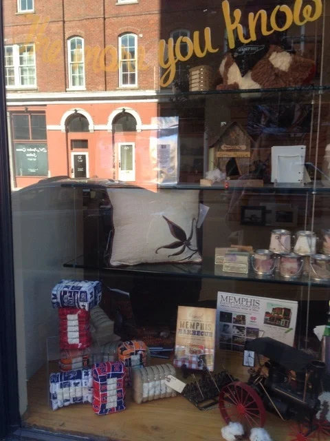 The shop window on view from Union Avenue.