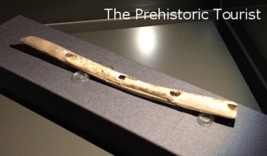 This 40,000 year old flute from Geißenklösterle is made from mammoth ivory