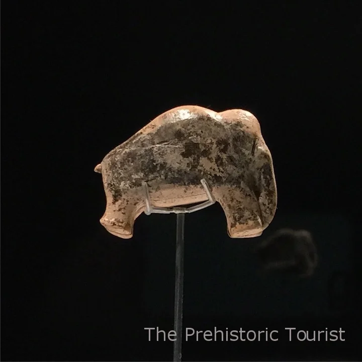The Vogelherd mammoth (c.40,000 years old). It is finished on both sides, which is rare in carvings from this period.