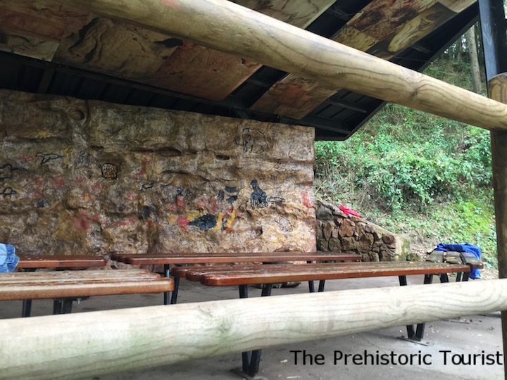 Children can make their own "cave paintings"