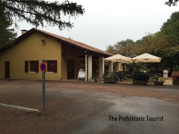 The reception building for Villars Cave
