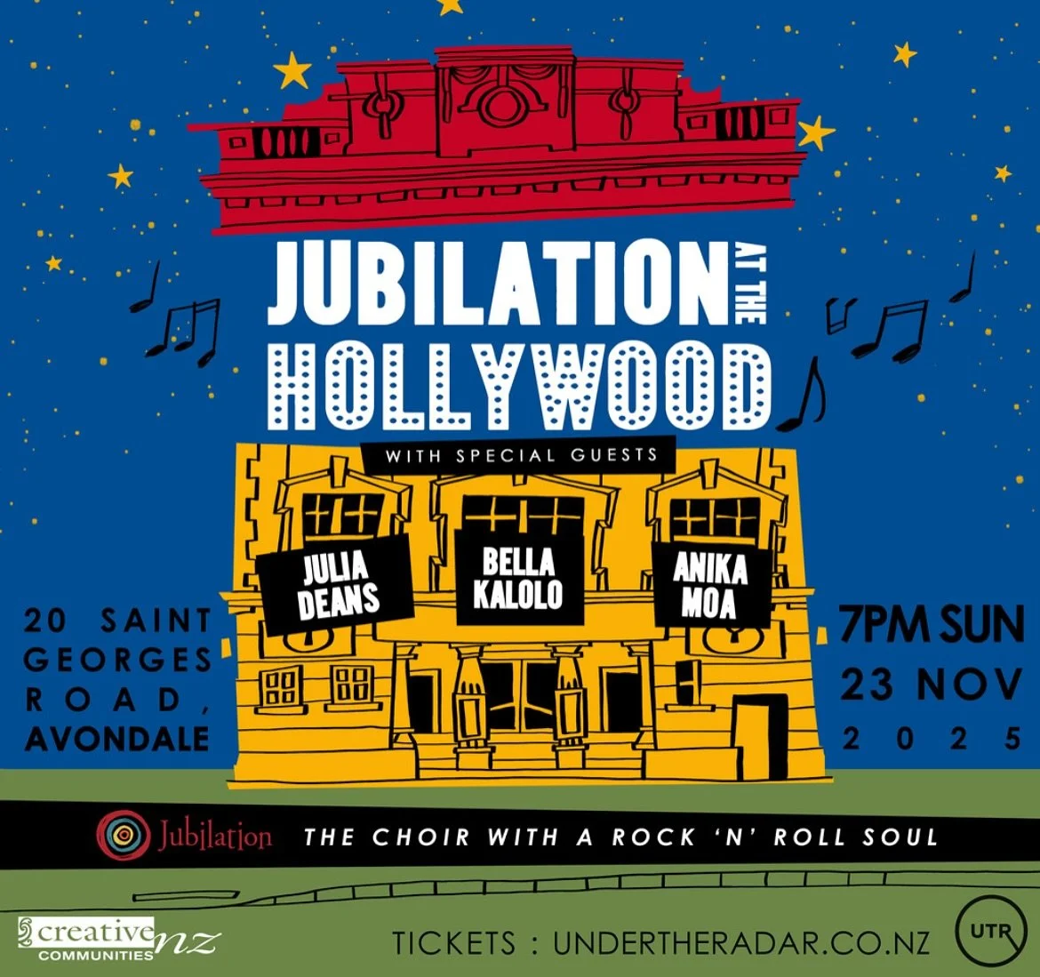 JUBILATION AT THE HOLLYWOOD on Sunday 23rd November. Hit the Link in bio for tickets!