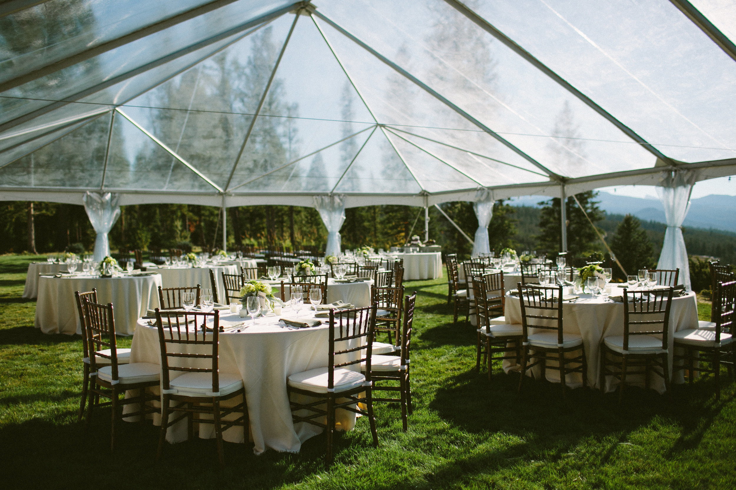 Clear Tent MT party Rentals