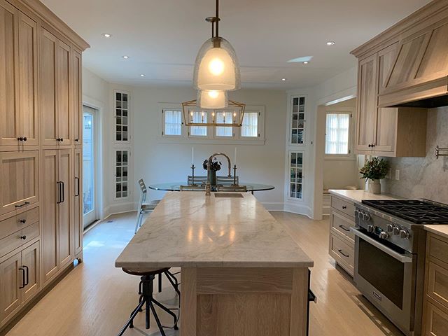 This kitchen and dining room was divided by multiple walls, closets and even a powder room. We removed it all to create an open concept kitchen dining space ! 🗝 #kitchen #renovation #historical #district #irvington #newyork #rivertowns #reno #construction #beforeandafter #customkitchen #limedoak #millwork #wood #cabinets #cabinetry #stone #quartz #countertops #luxury #home #interiors #interiordesign #westchesher #home #design #designer