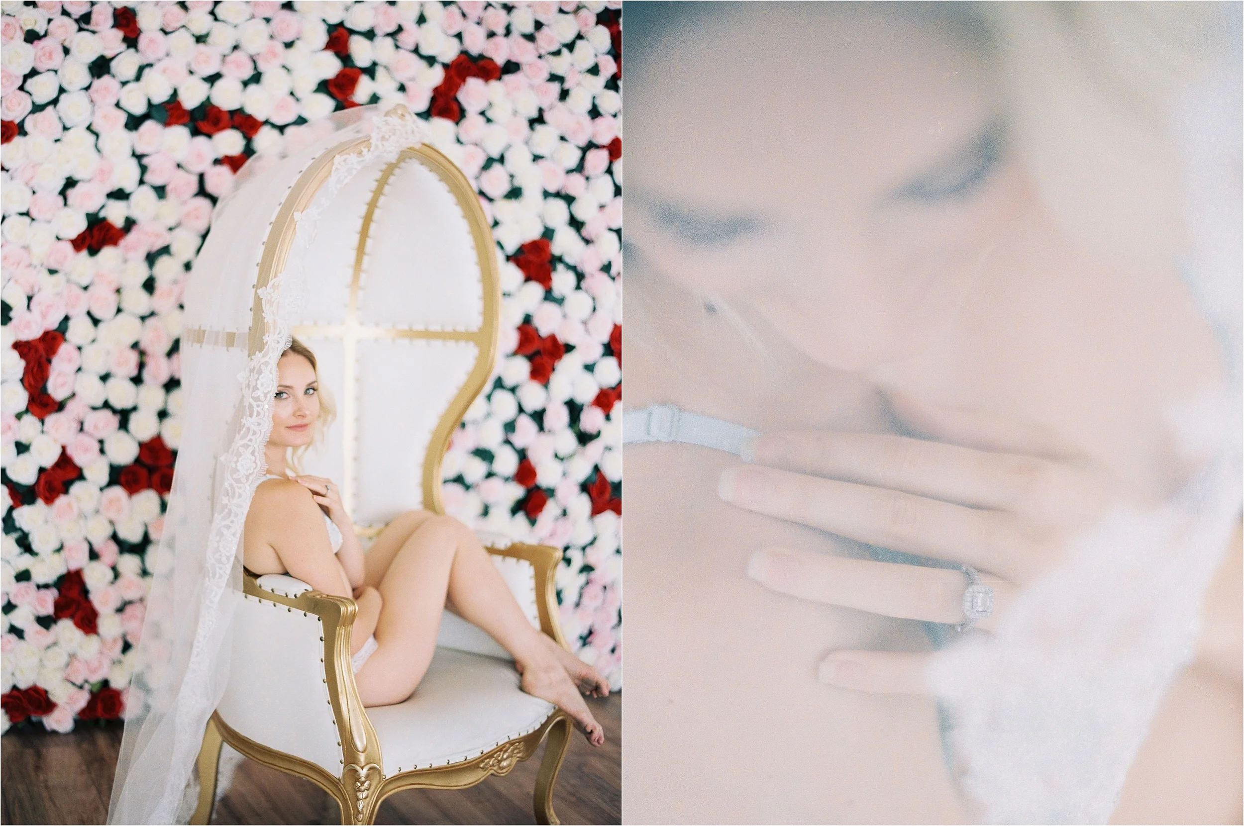 Boudoir Rose Wall Photo