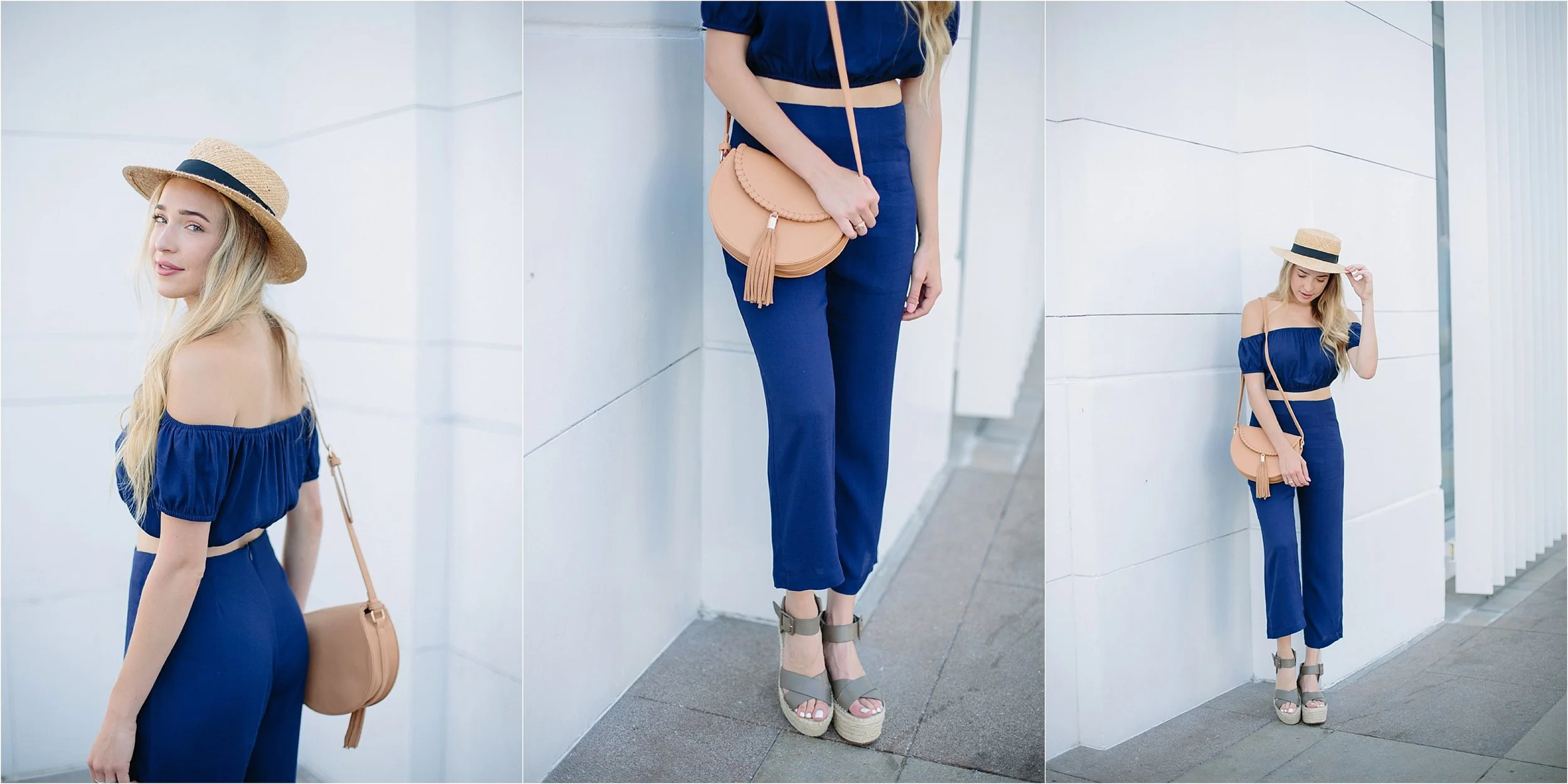 Los Angeles Fashion Shoot - Reformation Crop Detail Photo