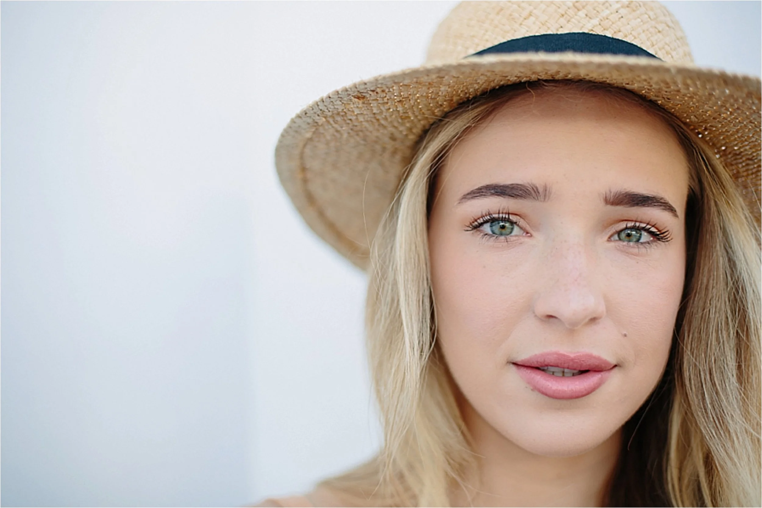 Los Angeles Fashion Shoot - Nordstrom Hat Detail Photo