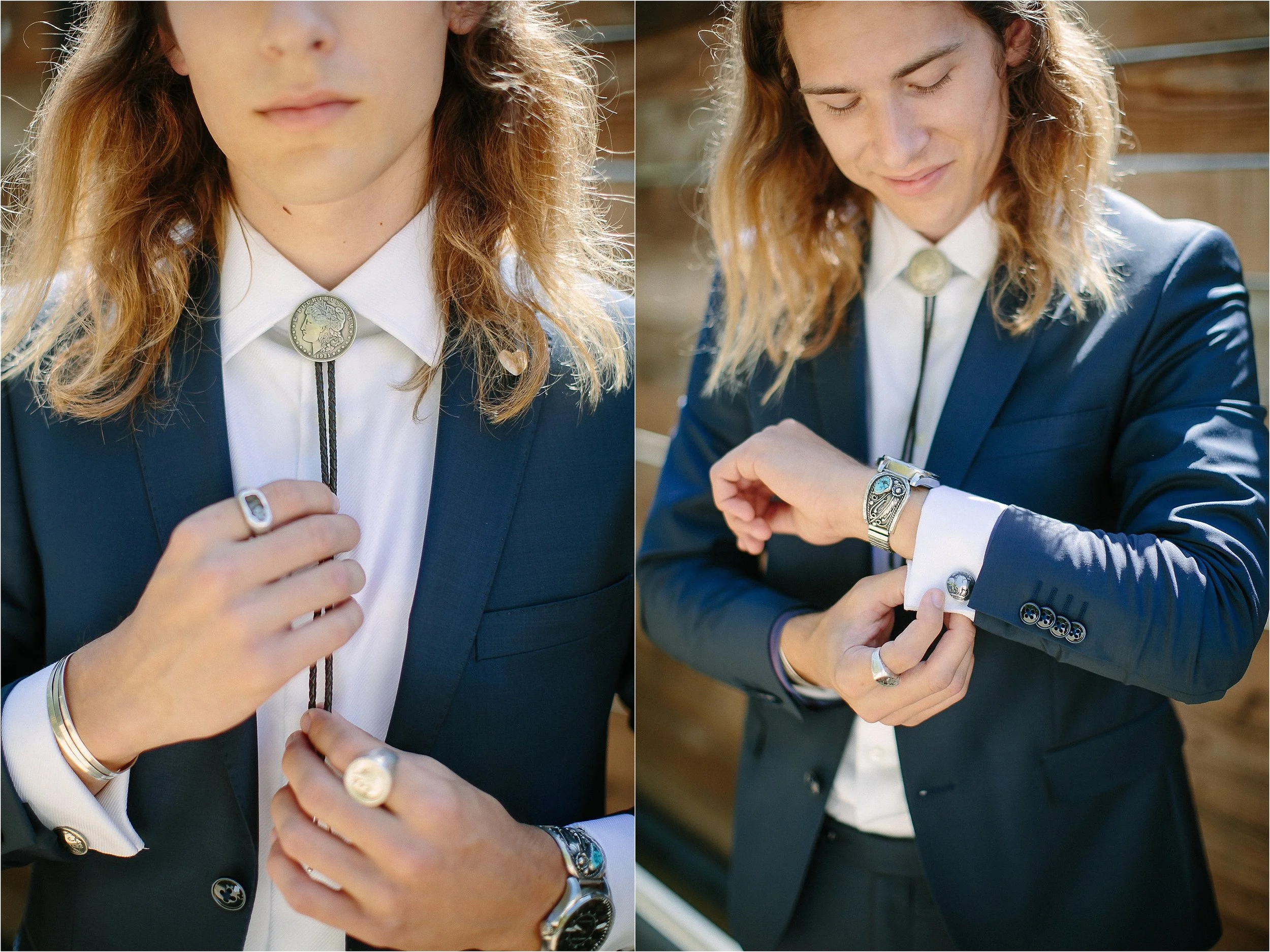 Groom Getting Ready Photo