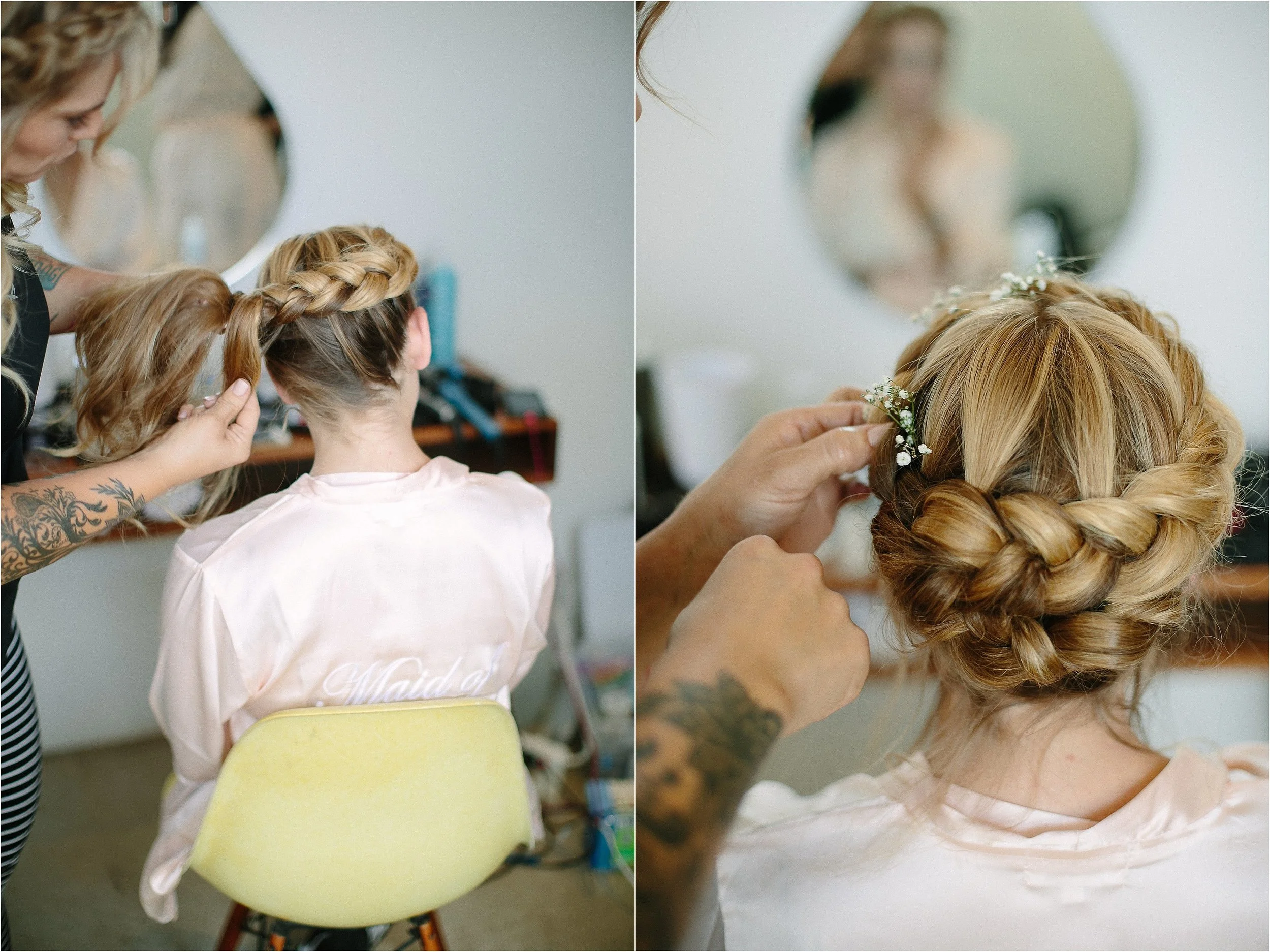 Braided Hair Detail Photo