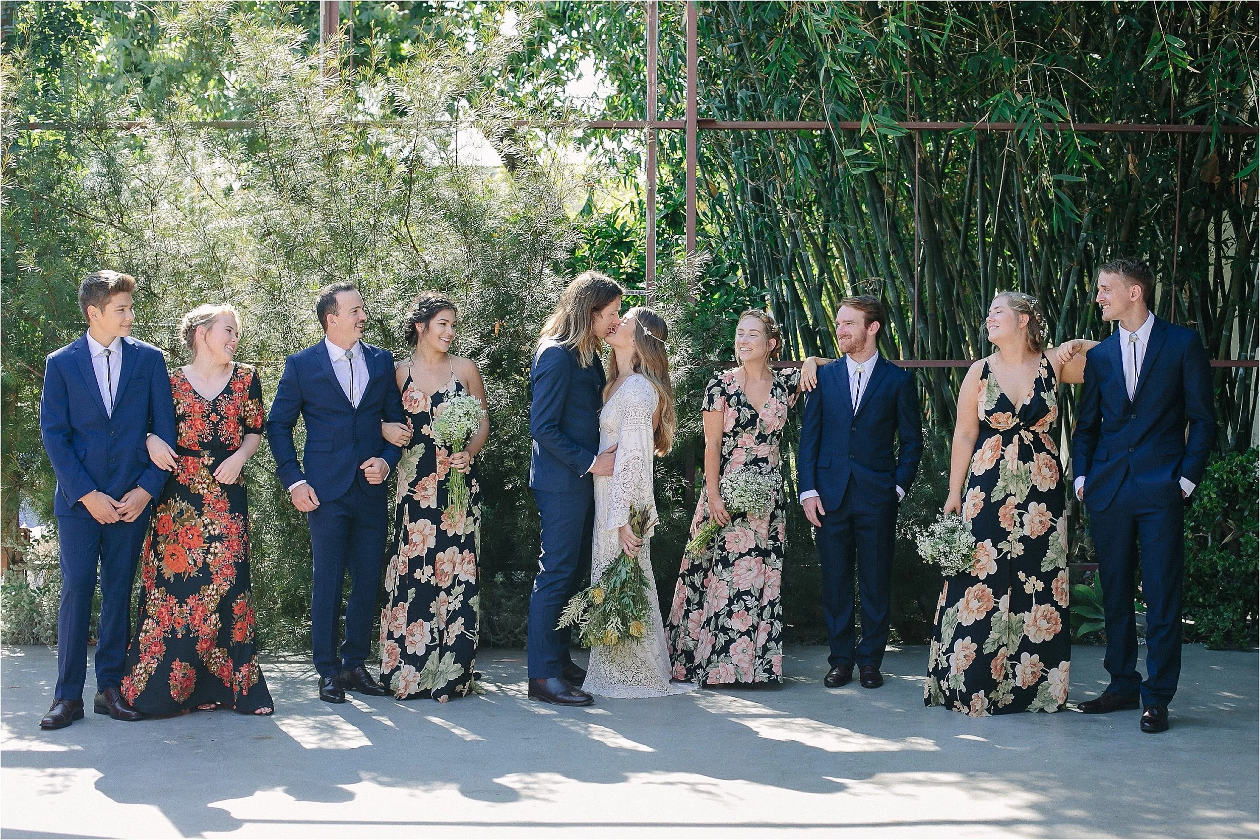 Bridal Party Magic Hour Portraits