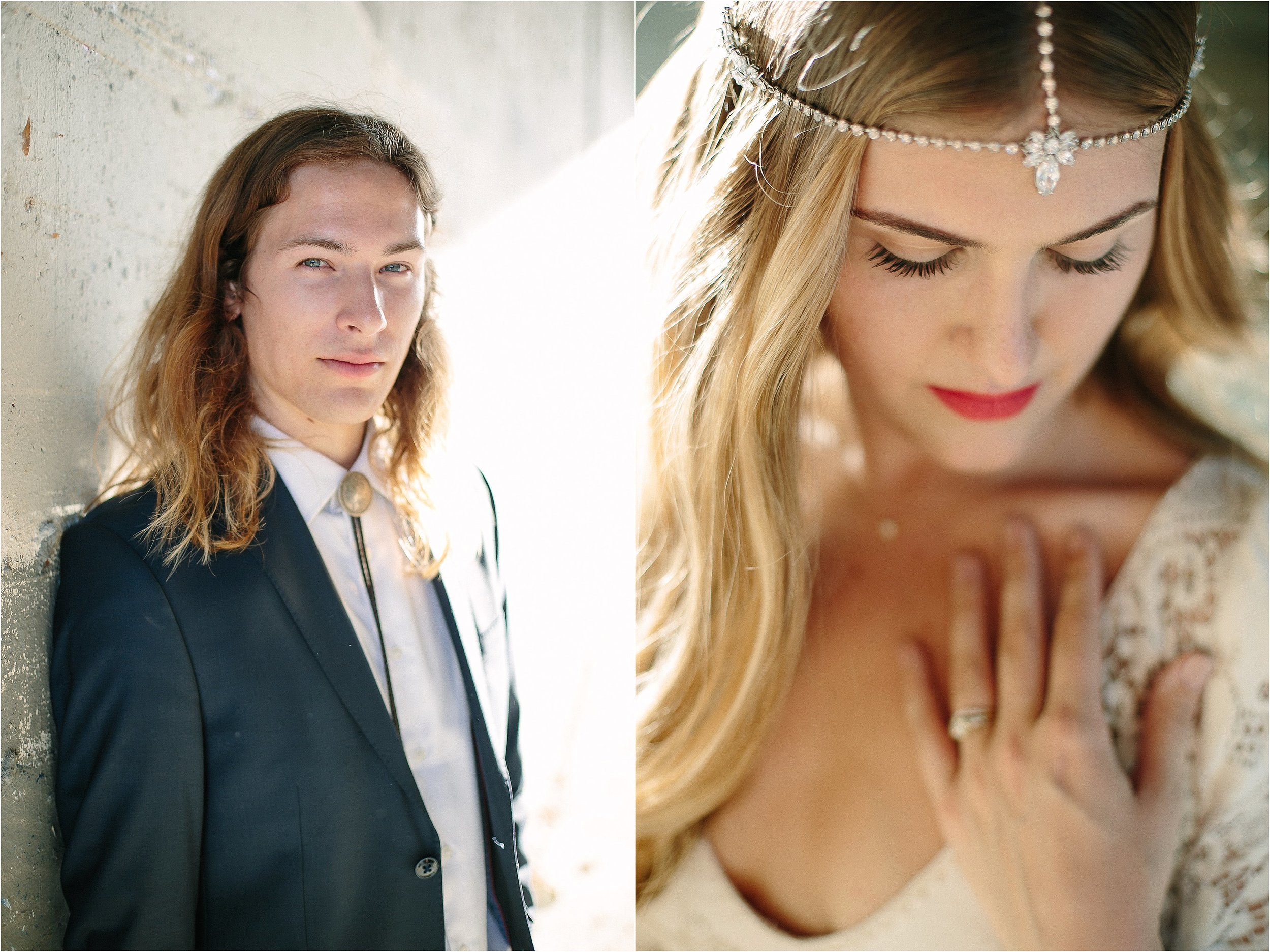 Magic Hour Bride & Groom Portraits